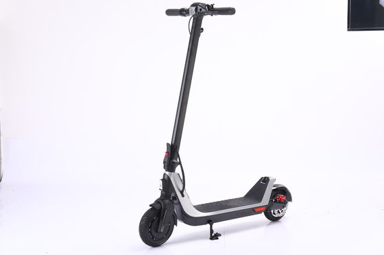 fashionable silver frame touch screen display 10 inch electric scooter