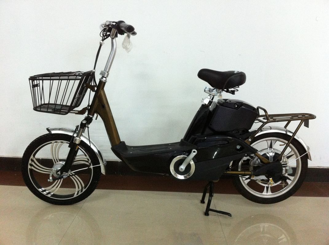 18 Inch Electric Motorized Bicycle with 48V 12A Lead Acid Rechargeable Battery