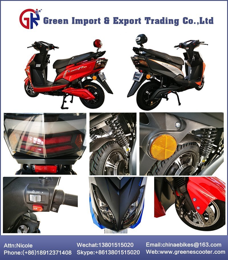 Lithium Battery Powered Scooters For Adults 2 Wheels Electric Moped