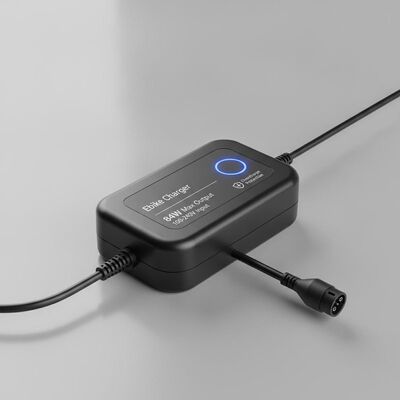 Ebike Battery Charger with 84W Maximum Output Power and 100-240V Wide Input Voltage Featuring Overcharge Protection