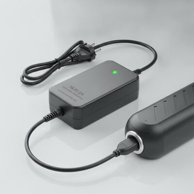 54.6V 2A Ebike Battery Charger with 4-6 Hours Charging Time and Overcharge Protection for Electric Scooters