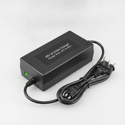 48V 2A Ebike Battery Charger with 1.2 Meters Cablelength and Storage Temperature -20°C to 60°C