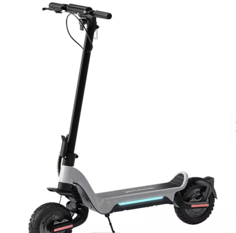 Black 350W 2 Wheel Electric Scooter For Adults OEM Service